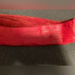 GORGEOUS 1980S SUPER WIDE RED LEATHER WAIST BELT Photo 3