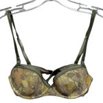 Stella McCartney  Green Floral TShirt Bra Size 34B Push-up Light padding Everyday Photo 0