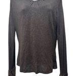 Talbots  Elegant Expresso Brown Women's Top Size M Shimmer Sequins Fancy Stretch Photo 0