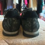 Paul Green  Black Suede Metallic Zip Sneakers, Size 5.5 UK / US 8 EUC Photo 4