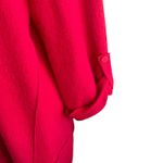 Eileen Fisher Women Cardigan Wrap M Red Long Line Merino Wool Classic Office Photo 10