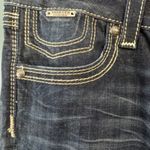 Y2K ReRock Express Jeans Womens 10L Barely Boot 32x34 Whisker Dark Low Rise Blue Size undefined Photo 3