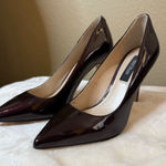 White House | Black Market Burgundy 3 1/2 inch pumps Photo 0