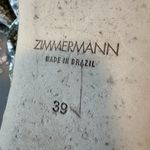 Zimmermann Scarf Tie Leather-trimmed Silk Twill Espadrille Sandals in Snake Photo 12