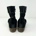 OTBT  Gordon Leather Hidden Wedge Sneakers Boots Black Size 6.5 Photo 6