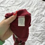 Charlotte Russe Womens Size XS Bandeau Tube Top Ruffle Floral Red Y2K Retro Photo 3