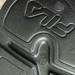 FILA  Sleek Slide Sandals Black & White Size 10 NWT Photo 6