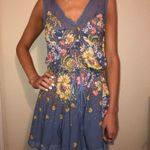 Free People Blue Floral  Dress Photo 0