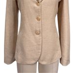 Loro Piana Cashmere Button Front Notch Lapel Blazer Tan Size 44 US 8 Photo 7