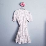 Gianni Bini  Tara White Mini Wrap Dress Photo 8