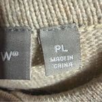 Croft & Barrow  Beige Cardigan with Snowman and Heart Details Photo 3