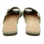 NEW Mi.iM Reece Woven Leather Mint Green Pistachio Open Toe Slide Size 7.5 NWOB Photo 8