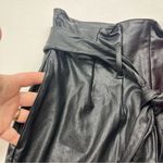 Commando  Faux Leather Paper Bag Pant Womens Size Small Black Pull‎ On Belted NEW Photo 8