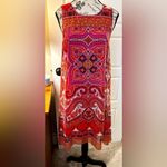 MUSE Sleeveless Asymmetrical Shift
Dress Rhinestones Medallion
Women's Sz 6 Pink Photo 8