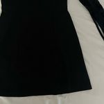 Cupshe NWT  Black Dress with Velvet Long Sleeves Photo 4