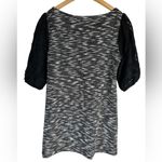Anthropologie  Postmark Black White‎ Textured Tweed Knit Tunic Dress Lace Size S Photo 5