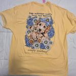 Simply Southern  “Dogs Understand Humans Better Than Humans” Yellow Tee. XLarge Photo 0