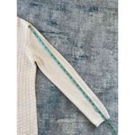 Westport White V Neck Knit Sweater Medium Photo 5