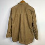 matty m Cotton Blend Corduroy Shirt Jacket Shacket Brown Tan Gorpcore womens XL Photo 7