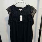 L LOVE Black Bare Shoulder Blouse Photo 0