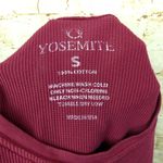 Yosemite National Park Thermal Shirt Womens S Red Pink Spell Out Long Sleeve Photo 8