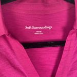 Soft Surroundings Tunic Pamplona 100% Cotton Heather Fuchsia Pink Size XS Photo 3