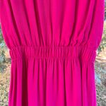 Kate Spade  Fluid Crepe Frill Dress Bright Pink Size 0 Photo 6