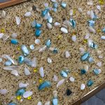 Gold Glitter Stone Clutch Evening Box Handbag Shoulder Handbag Photo 5