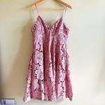 Lulus  Nora Lee Dusty Rose Sleeveless‎ Lace Midi Dress Pink Womens Size L Lined Photo 3