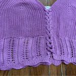Jolie & Joy Women's Pink Knit Top Purple Size L Photo 5