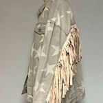 Peach Love California *NEW* Peach Love Tassel Denim Jacket Photo 3