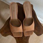 Abound  Women's Tan Block Heel Mules Size 8.5 Photo 1