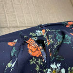 Merona  Womens Floral Long Sleeve Scoopneck Round Neck Aline Dress Size‎ Large Photo 1