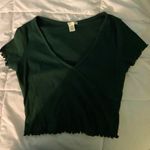 Tilly's hunter green crop top Photo 0