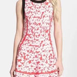 Kate Spade  Floral Jacquard Knit Dress in Dive Right In Geranium Womens L Photo 0