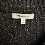 Madewell Pleat Sleeve Wool Silk Blend Pullover Sweater Gray Size M Photo 5