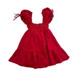 Amanda Uprichard - Sicily Mini Dress in Red Photo 3