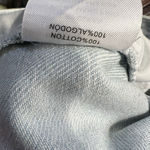 Jacquie The Label Wide Leg Floral Embroidery Jeans Sz Large Coastal‎ Cowgirl Y2K Blue Photo 8