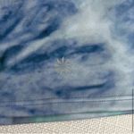 Athleta  NWT blue tie dye crop sports bra athletic tank Photo 7