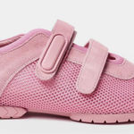 Cecelia New York Women's Monroe Pink Hook Loop Mesh Sneakers 8.5 BNIB Y2K Retro Photo 0