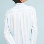 Rails Striped Long Sleeve Lace Up Shirt Photo 1
