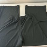 SheIn Gray Ribbed Wide Leg Pants Photo 3