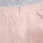 J.Crew Corduroy Mini Skirt Beige Tan Stretch Academia Women's Size 00 Pockets Photo 2