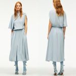 ZARA  COLLECTION SILK BLEND LAYERED DRESS LIMITED EDITION BABY BLUE SIZE M NEW Photo 1