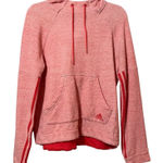Adidas  Pink & Red Athletic Pullover Hoodie Sweatshirt Womens S Retro Sport Photo 0
