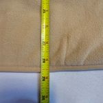 Lands' End  Women's 2X Pullover Fleece Hoodie Button Mock‎ Neck Cream & Beige # Photo 9