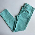 J.Crew toothpick ankle skinny jeans mint green 27 Photo 0