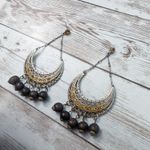 Vintage Stud Earrings For Pierced Ears Dangle Extra Large Boho Photo 4