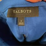 Talbots Cute aqua mermaid a-line shirt mini stretch boho Photo 4