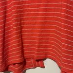 Isaac Mizrahi  Vibrant Coral Striped Cardigan Photo 5